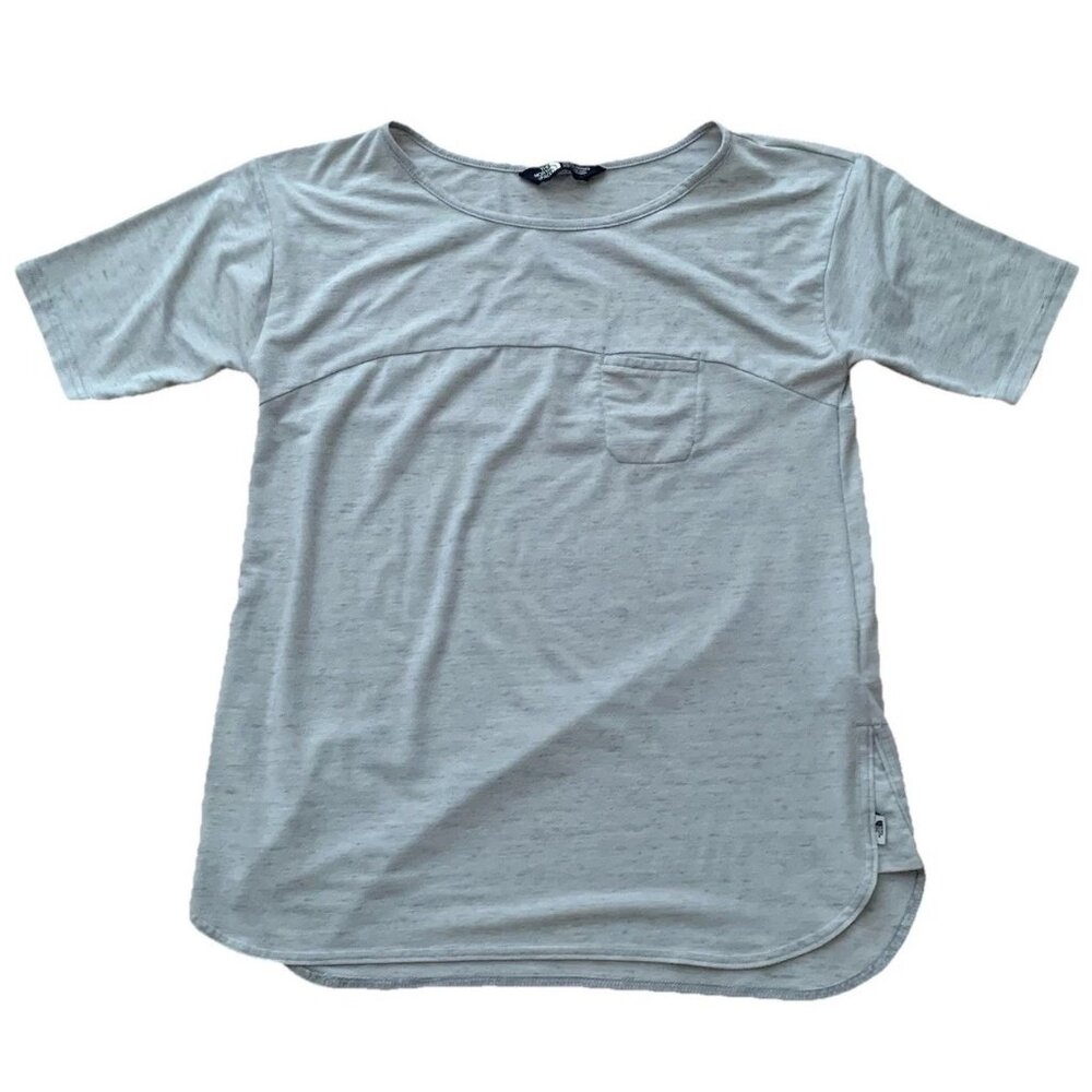 North Face Gray Women’s Size Small Scoop Neck Short Sleeve Tshirt